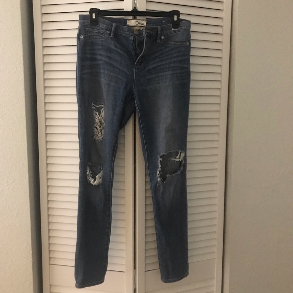High Rise Designer Jeans - Picture 3 of 3